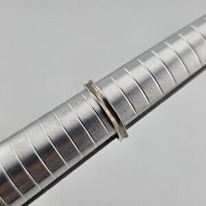 SILPADA RING STERLING 925 HAMMERED STACKABLE CONCAVE SIZE 7